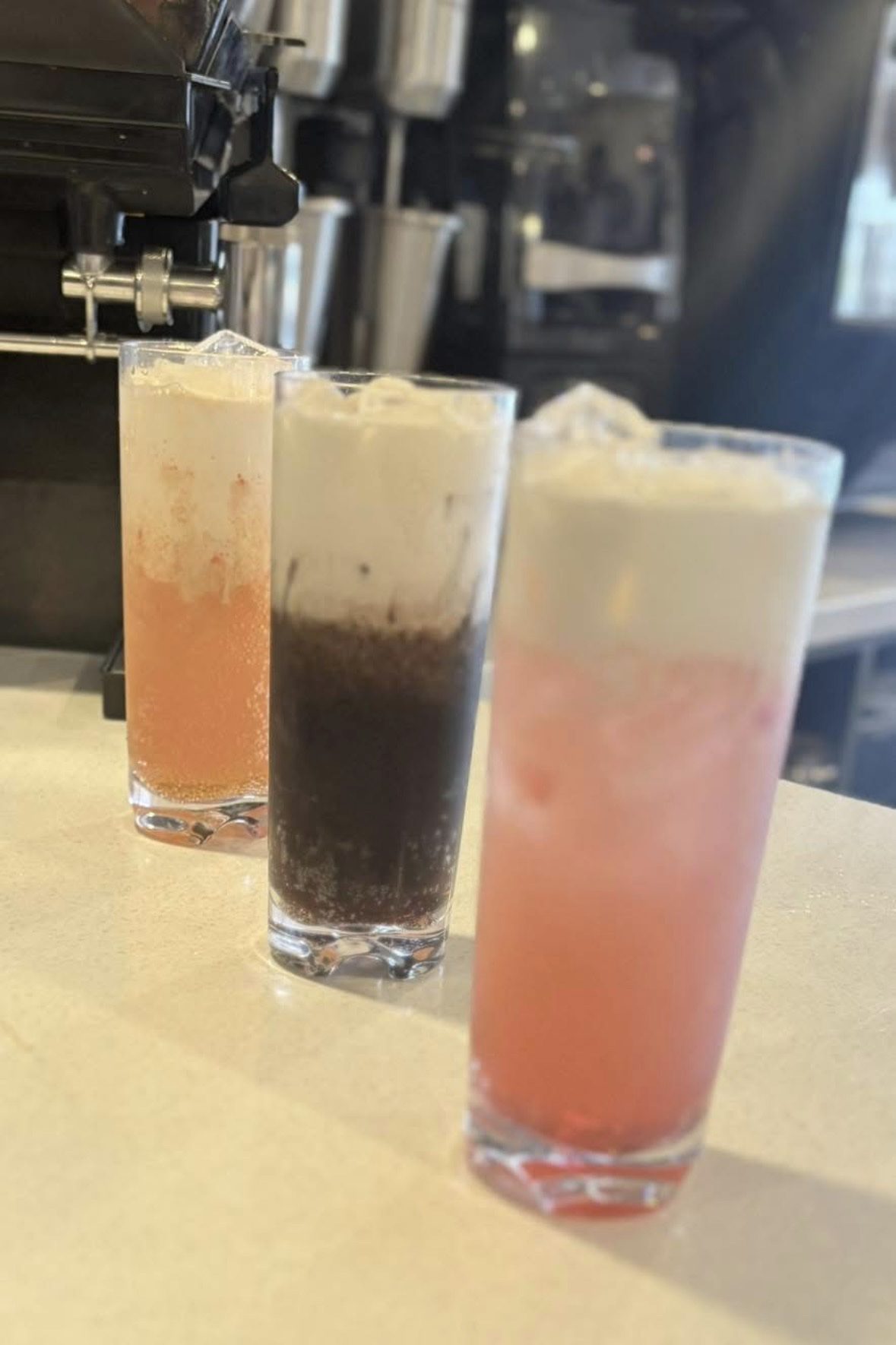 Fresh drinks from the Silver Grill coffee bar